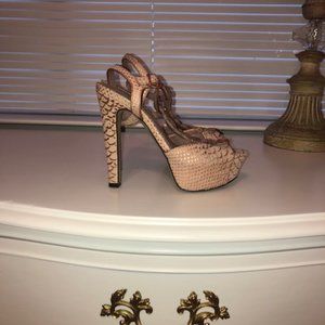 Rose Gold Studded Pumps